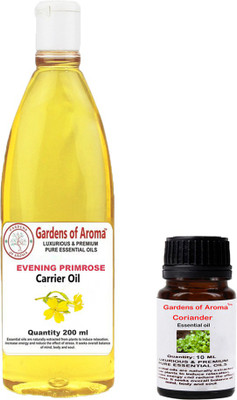 

Gardens Of Aroma Coriander 10ml And Eveninig primrose 200ml(210 ml)