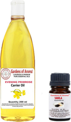 

Gardens Of Aroma Vanilla 10ml And Eveninig primrose 200ml(210 ml)