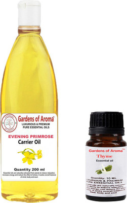 

Gardens Of Aroma Thyme 10ml AndEveninig primrose 200ml(210 ml)