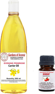 

Gardens Of Aroma Rosehip 10ml And Eveninig primrose 200ml(210 ml)