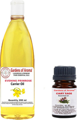 

Gardens Of Aroma Clarysage 10ml AndEveninig primrose 200ml(210 ml)
