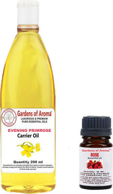

Gardens Of Aroma Rose 10ml And Eveninig primrose 200ml(210 ml)
