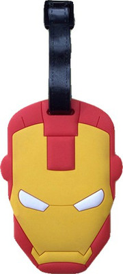 

Atpata Funky Iron Man Luggage Tag Luggage Tag Bookmark(Iron Man, Red)