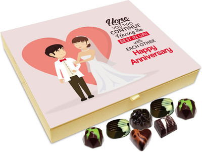 

Chocholik Gift Box - Hope You Two Continue Having The Best In Life Chocolate Box - 20pc Truffles(240 g)
