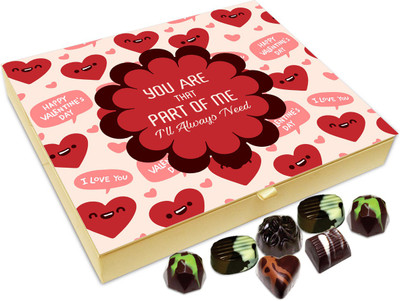 

Chocholik Gift Box - You Are That Part Of Me That I Will Need The Most Chocolate Box - 20pc Truffles(240 g)