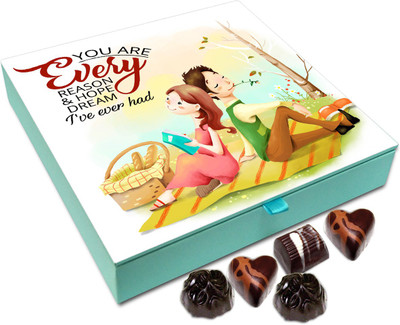 

Chocholik Gift Box - You Are The Reason For My Hope And Dreams Chocolate Box - 9pc Truffles(108 g)