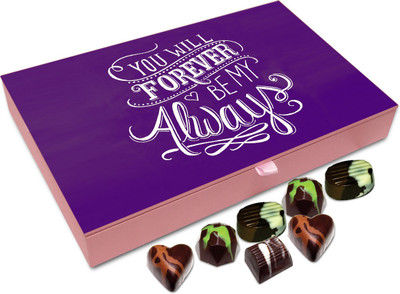Chocholik Gift Box - You Will Be Mine Today And Forever Chocolate Box - 12pc Truffles(144 g)