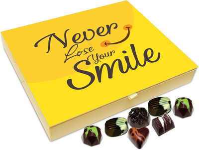 

Chocholik Gift Box - Never Lose Your Smile Chocolate Box - 20pc Truffles(240 g)
