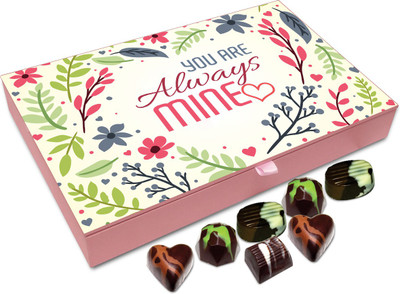 

Chocholik Gift Box - I Am Always Yours You Are Always Mine Chocolate Box - 12pc Truffles(144 g)