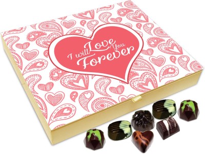 

Chocholik Gift Box - I Will Love You Till The End Chocolate Box - 20pc Truffles(240 g)