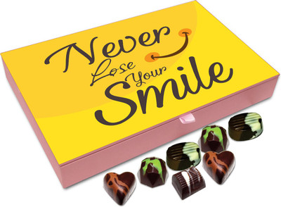 

Chocholik Gift Box - Never Lose Your Smile Chocolate Box - 12pc Truffles(144 g)