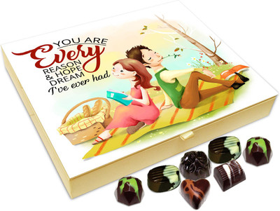 

Chocholik Gift Box - You Are The Reason For My Hope And Dreams Chocolate Box - 20pc Truffles(240 g)