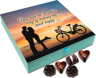 

Chocholik Gift Box - You Have The Incredible Way Of Making My Heart Happy Chocolate Box - 9pc Truffles(108 g)
