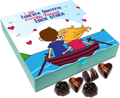 

Chocholik Gift Box - I Am Forever Grateful That We Found Each Other Chocolate Box - 9pc Truffles(108 g)