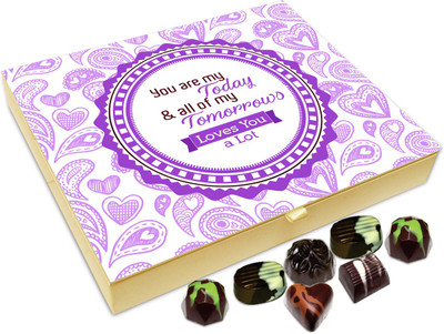 

Chocholik Gift Box - You Are My Today And Tomorrow Chocolate Box - 20pc Truffles(240 g)