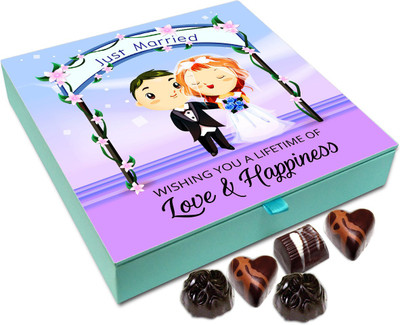 

Chocholik Gift Box - Wishing You A Lifetime Of Love And Happiness Chocolate Box - 9pc Truffles(108 g)