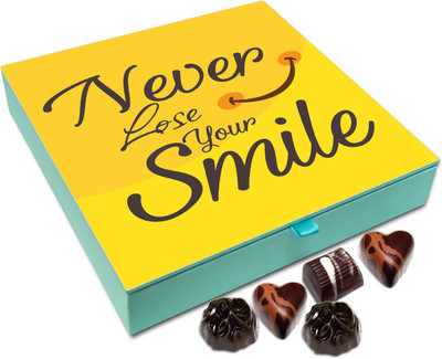 

Chocholik Gift Box - Never Lose Your Smile Chocolate Box - 9pc Truffles(108 g)