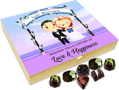 

Chocholik Gift Box - Wishing You A Lifetime Of Love And Happiness Chocolate Box - 20pc Truffles(240 g)