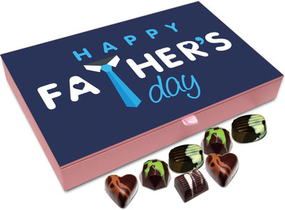 

Chocholik Gift Box - Happy Father's Day Chocolate Box - 12pc Truffles(144 g)