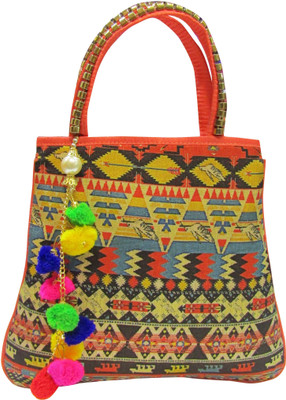 

Deepsum Party Orange Clutch