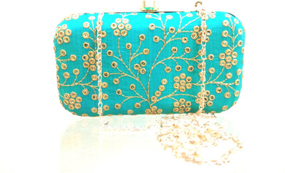 

fashion discovery Party Green Clutch