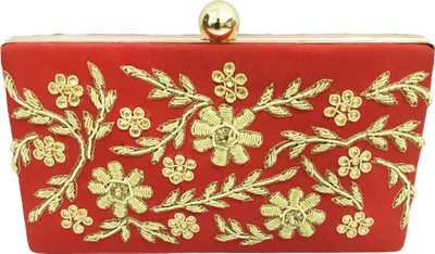 

CLUTCHKARTBAGS Party Red, Pink, Black, Gold Clutch, Black;gold;pink;red