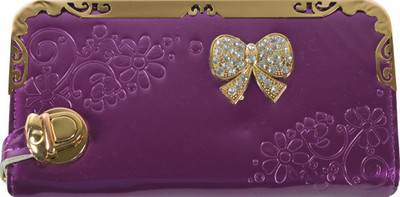 

Glitters Online Casual Purple Clutch