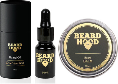 

Beardhood Café Valentino Beard Oil (10ml) & 100% Natural Beard Balm (50g)(Set of 2)