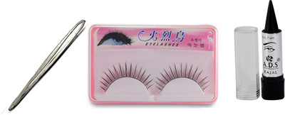 

Adbeni Eyebrow Plucker, Eyelashes, Kajal By Viveka(Set of 3)