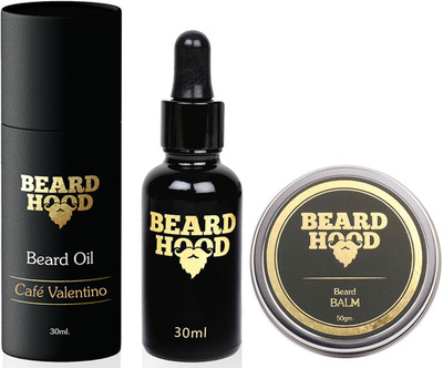 

Beardhood Café Valentino Beard Oil (30ml) & 100% Natural Beard Balm (50g)(Set of 2)