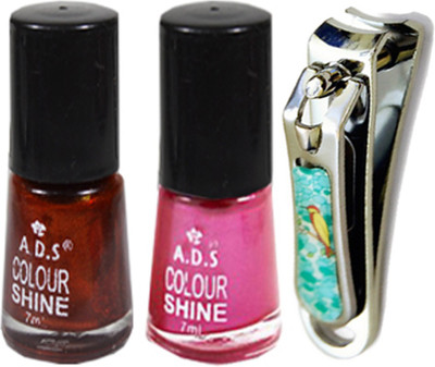 

Adbeni 2 Nail Paint & 1 Nail Cutter(Set of 3)