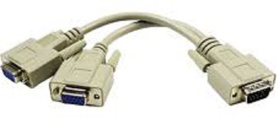 

DCT SVGA LCD Monitor Y Splitter Cable Adapter for 1 x 15-Pin Male to 2 x 15-Pin Female VGA Connectors VGA Cable(Compatible with Mobile, Laptop, Tablet, Mp3, Gaming Device, Grey)