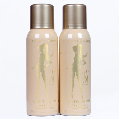 

udv Gold issime Deodorant Spray - For Women(125 ml, Pack of 2)