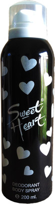 

Sweet Heart Black Deodorant Spray - For Men & Women(200 ml)