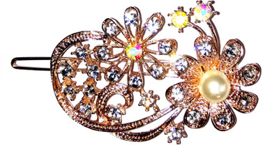 

Shrungarika Fashionable Golden Hair Clip(Gold)