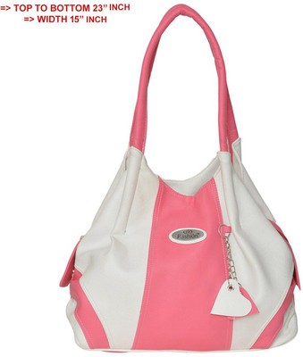 

FD Fashion Shoulder Bag(Pink, White)