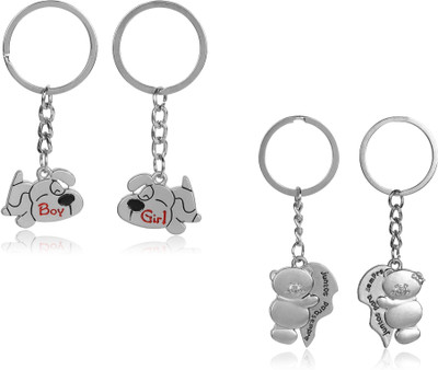 

Ryka Collection Cute Teddy & Puppy Combo Key Chain