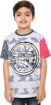 

Body Glove Boy's Printed Cotton T Shirt(Multicolor, Pack of 1, Red