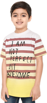 

Body Glove Boy's Printed Cotton T Shirt(Multicolor, Pack of 1, Yellow