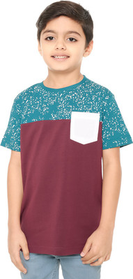 

Body Glove Boy's Printed Cotton T Shirt(Maroon, Pack of 1