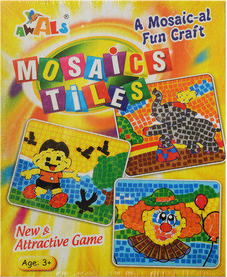 

Toys Factory Awals Mosaic Tiles In many Colours(Multicolor)