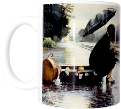 

juvixbuy Printed Friends Forever Coffee Ceramic Mug(325 ml), Multicolor