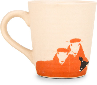 

CollarFolk Printed Black Sheep Of The Family Ceramic Mug(350 ml), White