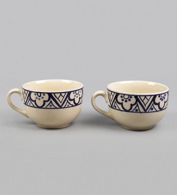 

Miah Decor Soup Ceramic Mug(350 ml, Pack of 2), Multicolor