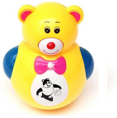 

Smilemakers Baby Tumbler Music Animal Roly-Poly Toy(Yellow)