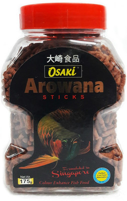 

OSAKi Arowana Sticks 175g | Growth & Color Enhancing | (Formulated in Singapore) | 175 g Dry Fish Food
