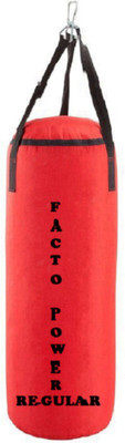 

FACTO POWER Regular 5.0 Feet Long, SRF - STANDARD Material, Red Color, Unfilled with Hanging Straps Hanging Bag(5.0, 60 kg)
