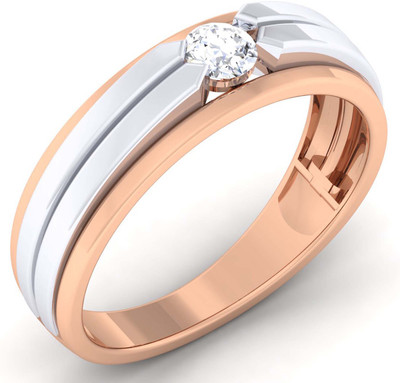 

Myzevar Sterling Silver Cubic Zirconia Gold-plated Plated Ring, Pink