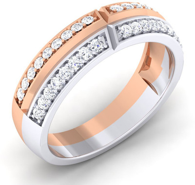 

Myzevar Sterling Silver Cubic Zirconia Gold-plated Plated Ring, Pink