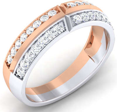 

Myzevar Sterling Silver Cubic Zirconia Gold-plated Plated Ring, Pink